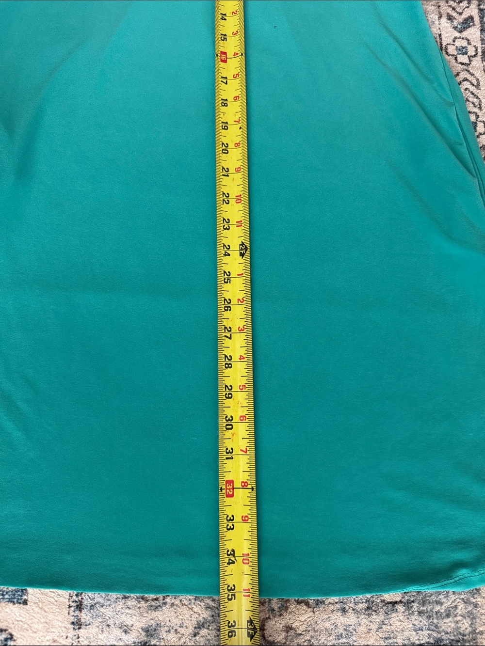 Dear Scarlett Teal Split-Neck Sleeveless Tunic - Picture 6 of 7